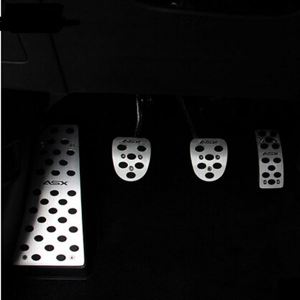 

car accelerator gas brake pedal clutch pedal car styling fit for mitsubishi outlander asx pajero lancer ex evolution grandis