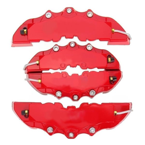 

abs plastic truck 3d red useful car universal disc brake caliper covers front rear auto universal kit new