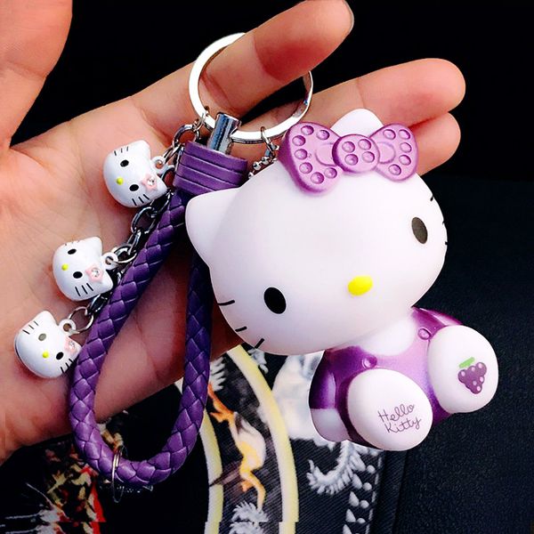 

Девушки Популярные Брелок с Hello Kitty Cat Брелок Брелки Автомобиль Кулон Ювелирные Из