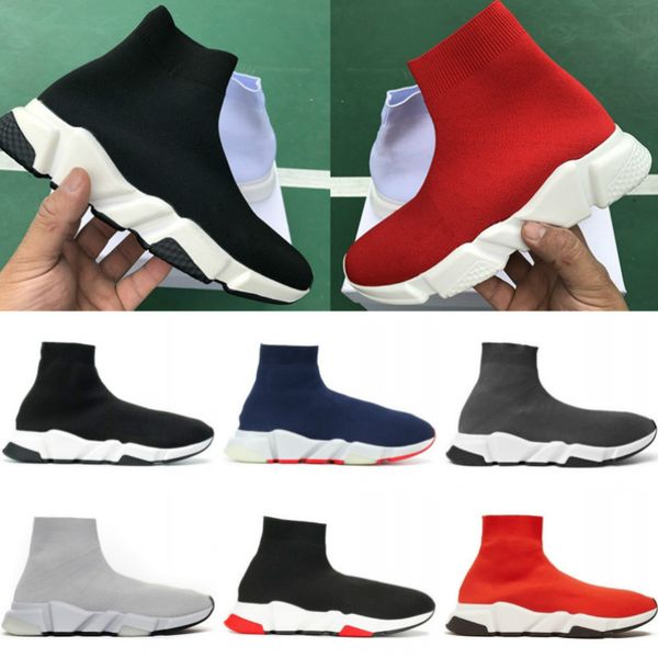 

platform speed trainer mens womens sock shoes black white red men women fashion sneakers arthur