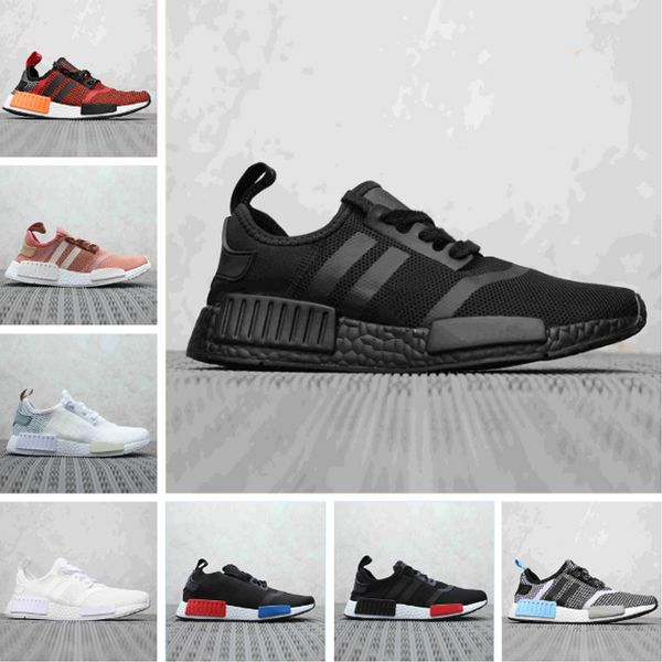 

designer races luxury shoes men 2019 pharrell williams nmd human race women wave runner running mens training qualit chaussures sneaker