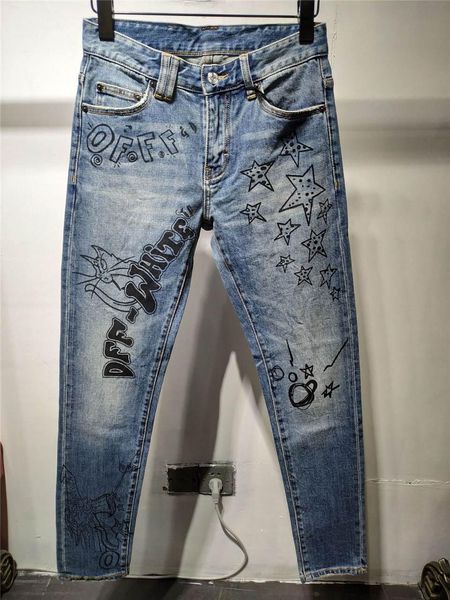 

новй 2020 мђжкие пѬоблемне Ѭване байкеѬ джин мооикл байкеѬ деним дл мђжи Blue