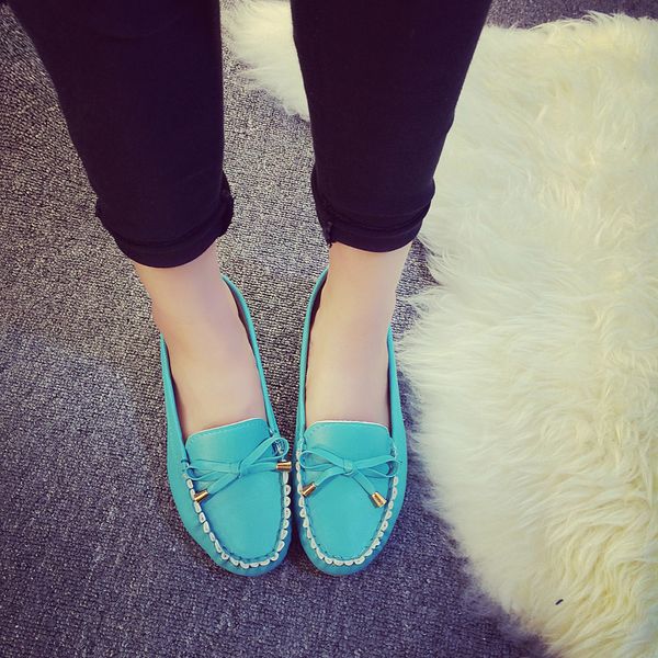

summer 2019 casual women flats shoes fashion flat female leather ladies girl comfort shoes slips flat women's, Black