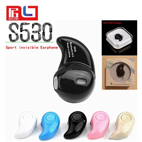 

selling wireless earphone 4.0 earbud s530 mini bluetooth stereo sport invisible earphone for smartphone