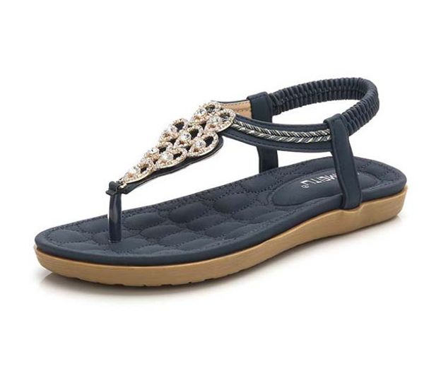 

women designer sandals boutique travel simple noble thick botto fashion exposed toe ladies hollow casual sandals 35-39 with box v80, Black