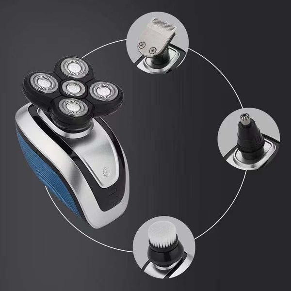 

fenit 2800 electric shaver men's shaver rechargeable shaver washed 5 blades bald machine