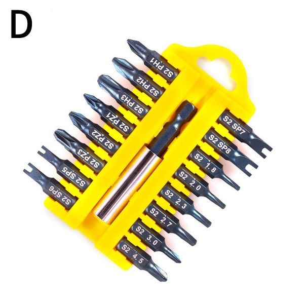 

17pcs security 60mm torx hex star bit magnetic holder maintenance screwdriver