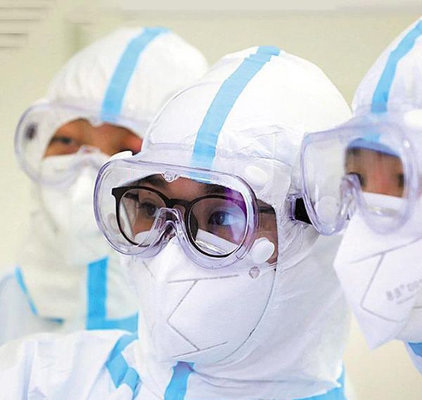 

in stock workplace medical face masks safety goggles eyes protection clear glasses wind and dust anti-virus anti-fog protective glasses