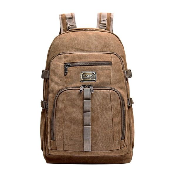 

открытый zipper рюкзак туризм спорт путешествия canvas хранение велоспорт повседневный climbing кемпинг альпинизм большой емкости