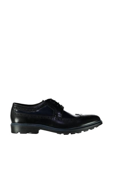 

derimod genuine leather black navy blue men 's shoes