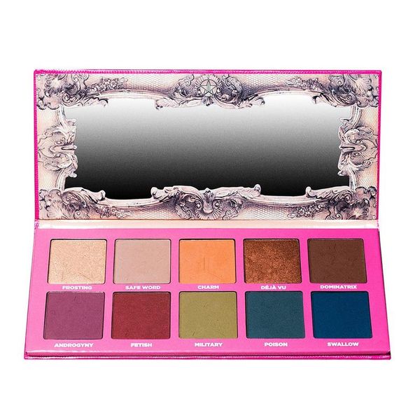 

фирменные палитры теней для век 10 цветов shimmer matte eye shadow hot star eeshadow maquillage новые косметические глаза