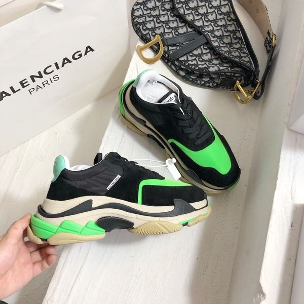 

fast delivery original fashion luxury platform men and women shoes wild vintage casual sports shoes men and women running shoes 13, Black