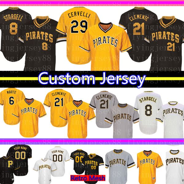 

8 willie targell cu tom pitt burgh men pirate jer ey 21 roberto clemente 27 tekulve 29 franci co cervelli 6 marte 24 gla now ba eball