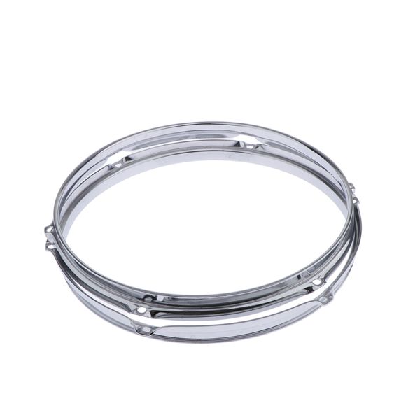 

2 pieces 13inch 6 lugs drum hoops zinc alloy for drummer beginners