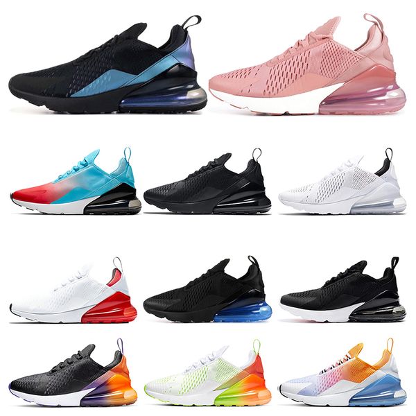 

2020 new arrivel running shoes for men triple black white black gradient rainbow firecracker laser fuchsia womens sports sneakers size 36-45