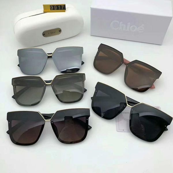 

luxury sunglasses designer sunglasses brand sunglass fashion oversized for womens glass uv400 5 style with box new arrive, White;black