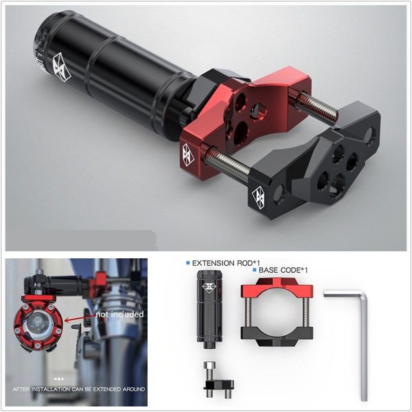 

32/42/54 мм мотоцикл регулируемый фиксированный кронштейн фары расширение рычага крепления