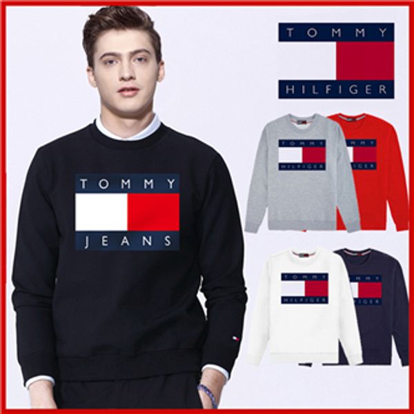 

Luxury de igner hoodie weat hirt fa hion hark printing men women hoodie de igner hoodie long leeve g4 13 tommy, Black