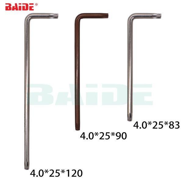 

4.0mm torx t15 t20 l key with hole 45# s2 steel screwdriver wholesale 1000pcs/lot