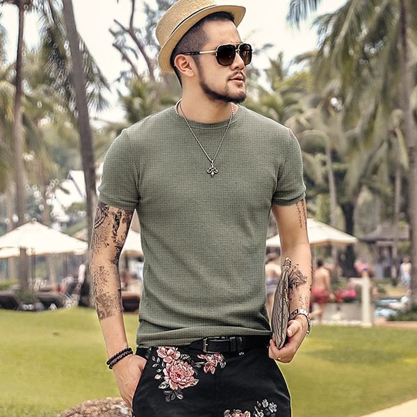 

brand t shirt men's v-neck slim fit pure cotton t-shirt fashion short sleeve t shirt men's casual tshirt m-xxl t730, White;black