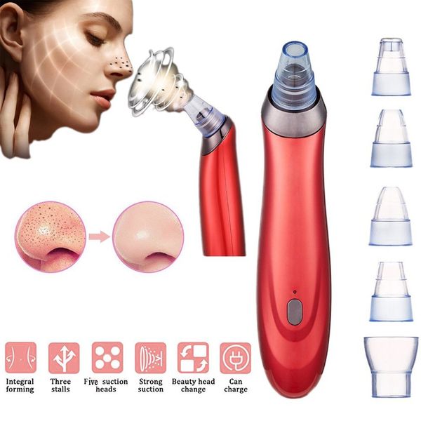 

blackhead remover pore vacuum facial pore cleanser electric acne comedone extractor kit usb rechargeable blackhead suction tool
