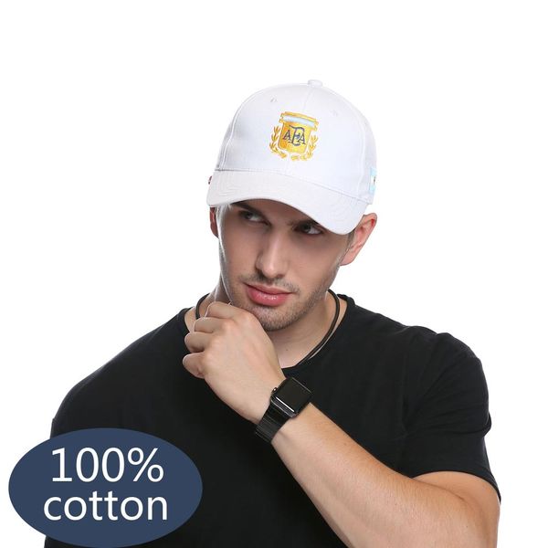 

world cup football cap argentine caps baseball cap mens breathable hat ladies fashion net cap thin cotton quick-drying sun hat