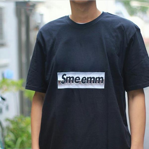 

2020 логотип металлический логотип тройник роскошный хлопок письмо печатные повседневные простые футболки мода улица скейтборд короткие рука, White;black