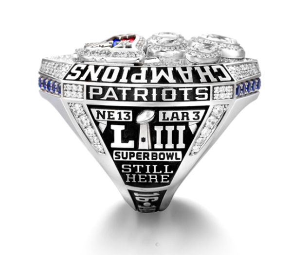 

размер 6-15 2018 2019 сезон patriot tom brady чемпионат кольцо, Golden;silver