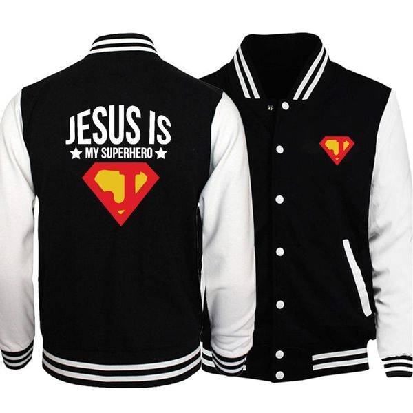 

jesus is my men jacket preppy style men baseball uniform hiphop spring autumn coat mens streetwear oversize male coats, Black;brown