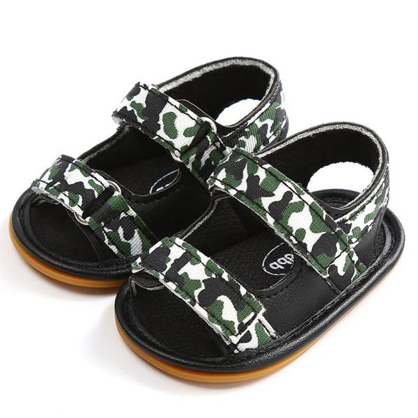 

telotuny сандалии малышей kid baby girl boy симпатичные камуфляж firstwalk лето сандалии принцесса обувь для детей девочки jun13, Black;red