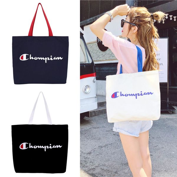 

c letter handbags 3 colors fashion girl canvas shoulder bag female high-capacity handbag designer bags ajy610