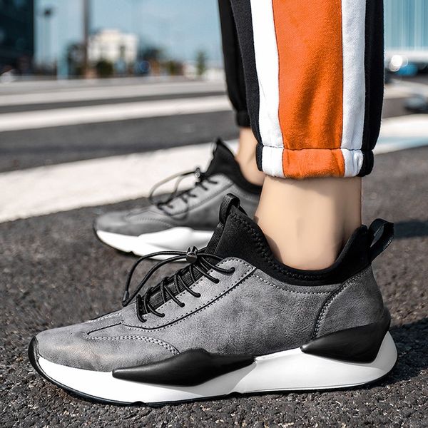 

running shoes for men lace-up athletic trainers zapatillas sports male shoes outdoor walking sneakers#3