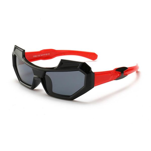 

2020 silicone children's sun glasses fashion kids polarized uv-proof sunglasses cool boy cute girl glasses ultra-light all-match meamd, Blue