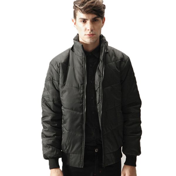 

2019 new winter jacket men men's wear urban down cotton-padded clothes loose winter coat parka men veste homme hiver, Tan;black