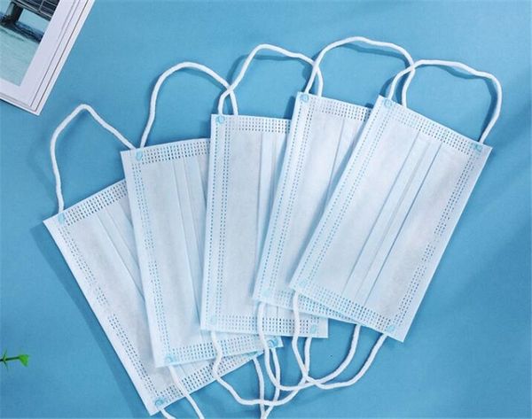 

dhl ship lowest priface 3 layers dustproofer masks set dust blue mouth mask salute 7lp4