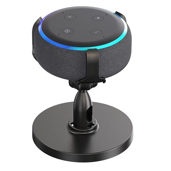 

for echo dot 2 3 generation deskmount stand 360Â° adjustable smart home speaker accessory stand