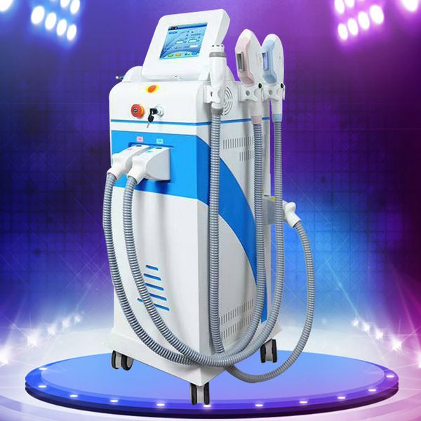 

opt shr + rf + nd yag laser beauty machine laser hair removal equipment shr hair removal machine nd yag laser tattoos equipment, Black;white