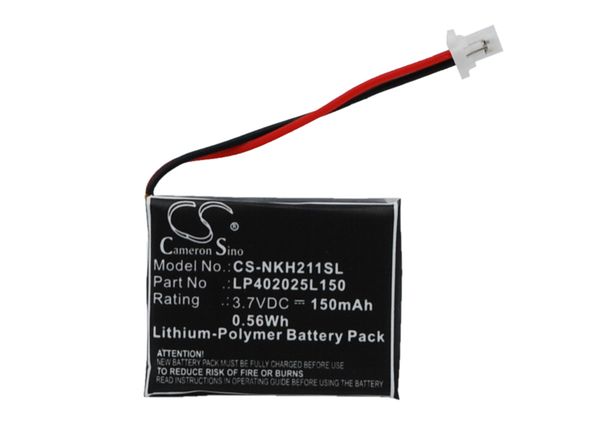 

cameron sino 150mah battery lp402025l150 for nokia hs-21w