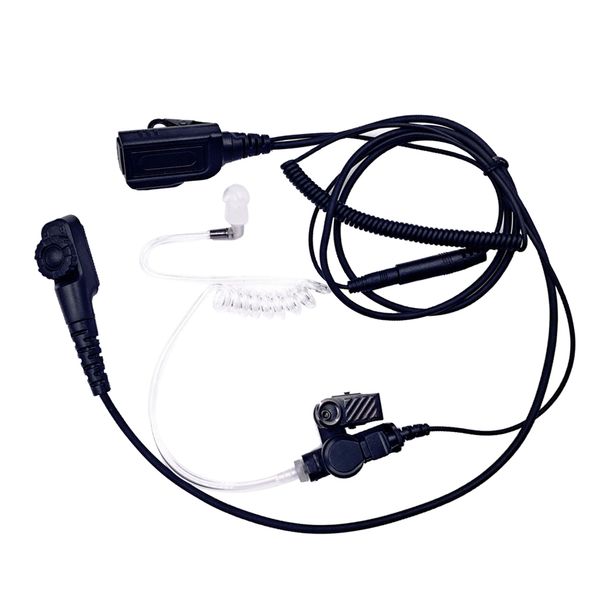 

air tube earpiece headset mic for hytera hyt pd700 pd700g pd708