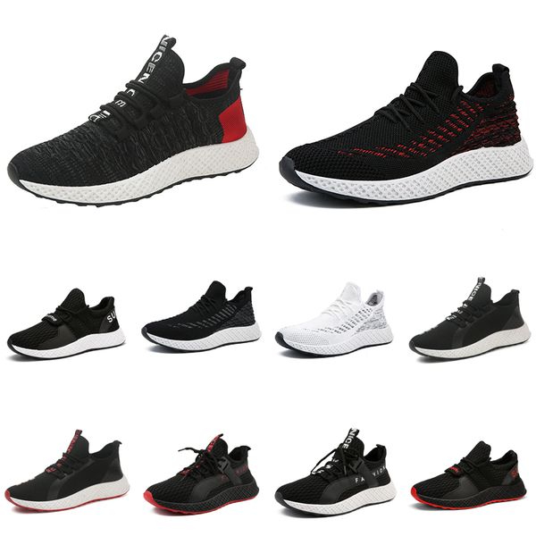 

running shoes men triple black white chaussures hommes breathable mens trainers athletic sport sneakers zapatos 39-44 style 4 ing