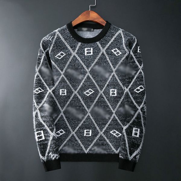 

парирует дизайнер роскошь мужчины свитер моды свитер бренд классический случайный удобный свитер европа америка заказ дышащего свитер, White;black