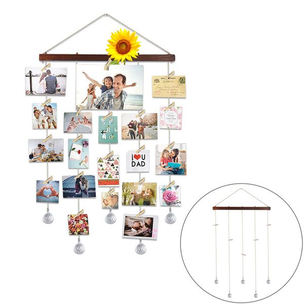 

20#picture frame p display clips collage p storage decorative rack picture holders 2019