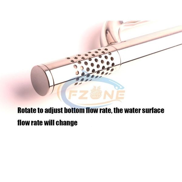 

класс 1 зеркальная поверхность из нержавеющей стали масляная пленка скиммер с оттоком трубы для аквариума filiters другие аквариумных рыб