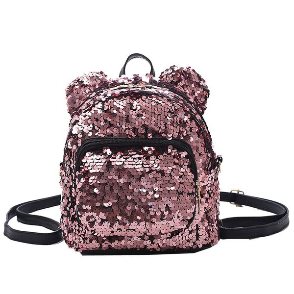 

molave backpacks zipper backpack women fashion lady sequins school bags new satchel girls student travel shoulder packages 9419