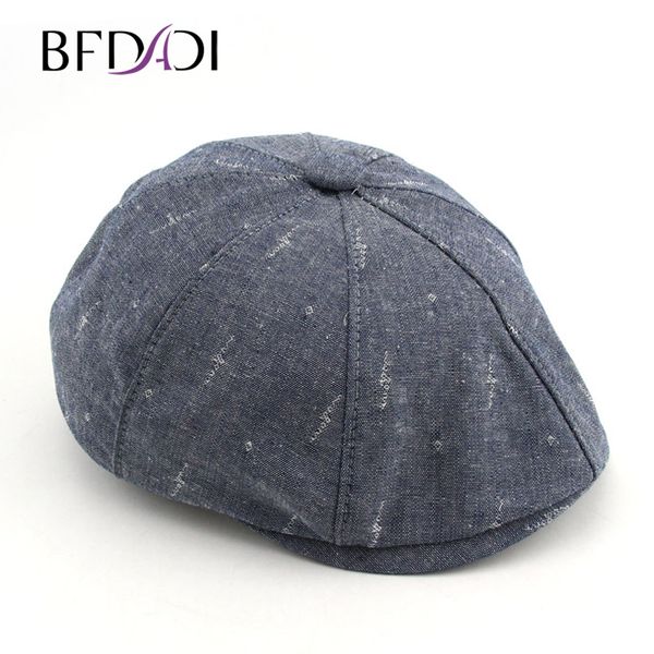 

bfdadi 2019 new arrival vintage fashion octagonal cap men newsboy cap painter beret women hats big size men hat, Blue;gray