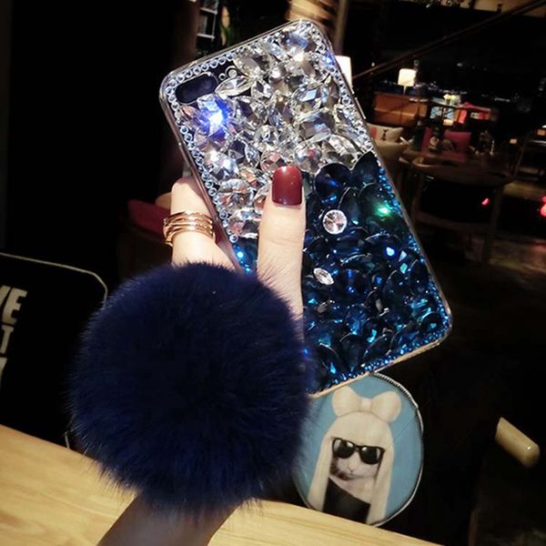 

luxury design rhinestone scratchproof diamond defender phone case for iphone 12 11 pro xs max xr 8 6 plus samsung s20