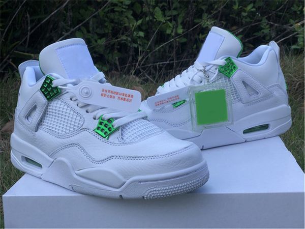 

new air authentic 4 red purple orange green metallic silver white retro basketball shoes men ct8527-113 trainers sneakers sports with box