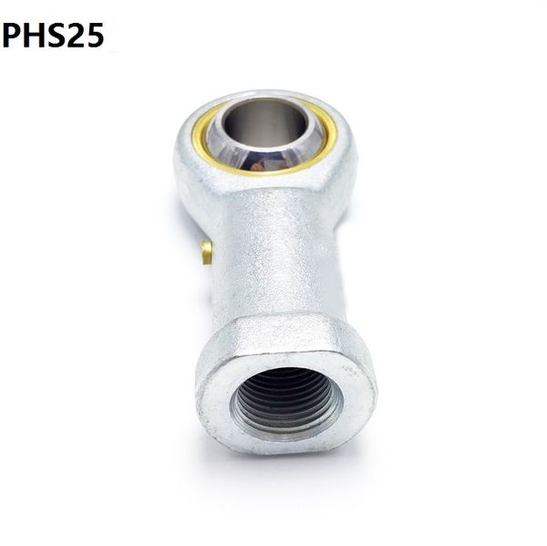 

10pcs phs25 25mm rod ends plain bearing fish eye rod end joint bearings phs 25