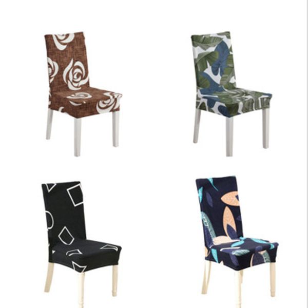 

l chair cover european classic elastic anti-stain stool set floral print chair cover l banquet decoration supplies