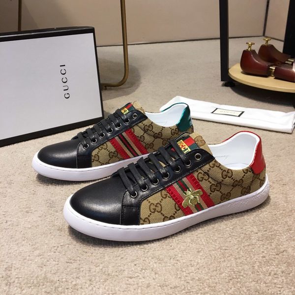 

star same style high-end luxury men's party casual shoes outdoor sneakers triple fashiondesigner platform men's shoes vintage patt, Black